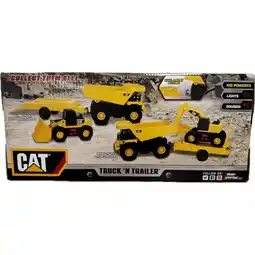 Top1Toys Cat dump truck met wiel lader aanbieding