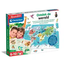 Top1Toys Spel Puzzel Ontdek De Wereld aanbieding