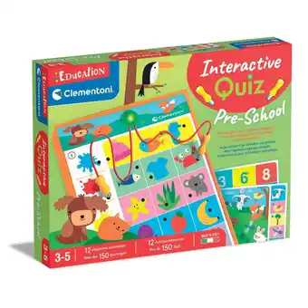 Top1Toys Clementoni Interactieve quiz pre school 3 tot 5 nl aanbieding
