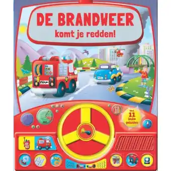 Top1Toys Boek Geluiden Boek Brandweer Komt Je Redden aanbieding