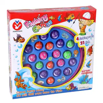 Top1Toys Spel Vissen Vangen 21 Stuks aanbieding