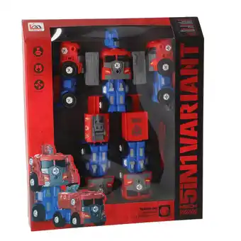 Top1Toys Robot transformeerbaar mega rood/blauw aanbieding