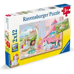 Top1Toys Ravensburger puzzel prince princess 2x12st aanbieding