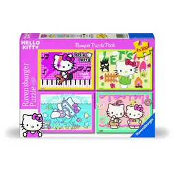 Top1Toys Puzzel Hello Kitty 4 in 1 100 stukjes aanbieding