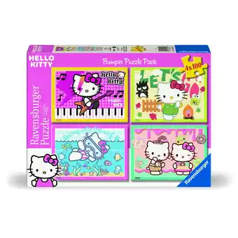 Top1Toys Puzzel Hello Kitty 4 in 1 100 stukjes aanbieding