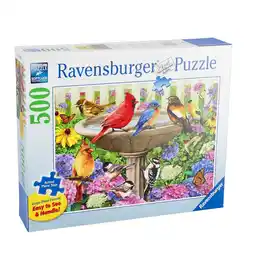 Top1Toys Ravensburger Puzzel Het Vogelbad 500 Stukjes Extra Groot aanbieding