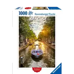 Top1Toys Ravensburger puzzel Amsterdam rondvaart 1000 stukjes aanbieding