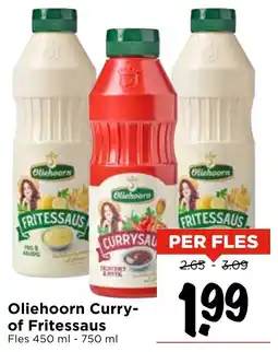 Vomar Voordeelmarkt Oliehoorn Curry of Fritessaus aanbieding