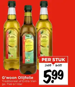 Vomar Voordeelmarkt G'woon Olijfolie aanbieding