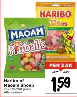 Vomar Voordeelmarkt Haribo of Maoam Snoep aanbieding