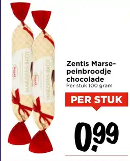 Vomar Voordeelmarkt Zentis Marse peinbroodje chocolade aanbieding