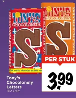 Vomar Voordeelmarkt Tony's Chocolonely Letters aanbieding