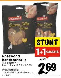 Vomar Voordeelmarkt Rosewood hondensnacks aanbieding