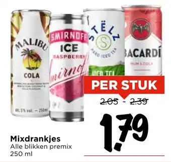 Vomar Voordeelmarkt Mixdrankjes aanbieding