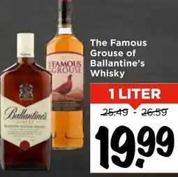 Vomar Voordeelmarkt The Famous Grouse of Ballantine's Whisky aanbieding
