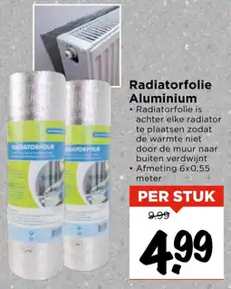 Vomar Voordeelmarkt Radiatorfolie Aluminium aanbieding