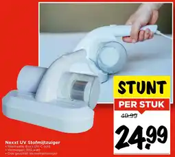 Vomar Voordeelmarkt Nexxt UV Stofmijtzuiger aanbieding