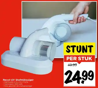 Vomar Voordeelmarkt Nexxt UV Stofmijtzuiger aanbieding