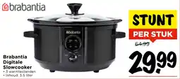Vomar Voordeelmarkt Brabantia Digitale Slowcooker aanbieding