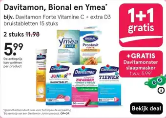 Etos Davitamon, Bional en Ymea aanbieding