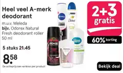 Etos Heel veel A-merk deodorant aanbieding