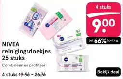 Etos Nivea reinigingsdoekjes aanbieding