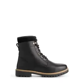 ANWB Travelin' Langdets Heren Veterboots Gevoerd Zwart aanbieding