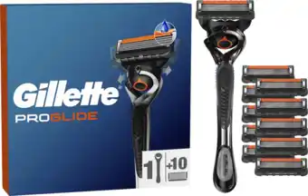 Coolblue Gillette Proglide + 10 Navulmesjes aanbieding