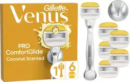 Coolblue Gillette Venus Pro ComfortGlide + 6 Navulmesjes aanbieding