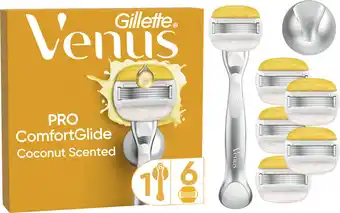 Coolblue Gillette Venus Pro ComfortGlide + 6 Navulmesjes aanbieding