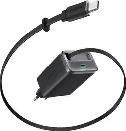 Coolblue Anker Nano Oplader met Usb C poort en kabel 35W Zwart aanbieding