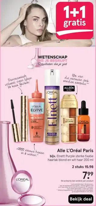 Etos Alle L'Oréal Paris aanbieding