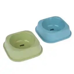 Zooplus zooplus Basics kattenbakjes vierkant 2x300ml kat aanbieding
