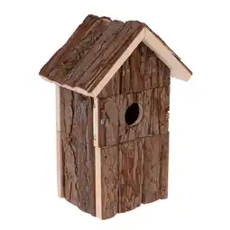 Zooplus TIAKI nestkast blokhut 17x12,5x26cm vogelhuisje aanbieding