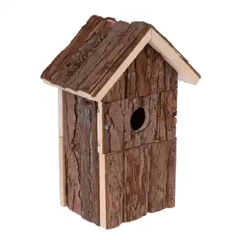 Zooplus TIAKI nestkast blokhut 17x12,5x26cm vogelhuisje aanbieding