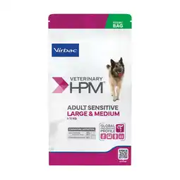 Zooplus Virbac Veterinary HPM Adult Dog Sensitive Digest Large & Medium - Dubbelpak: 2 x 12 kg aanbieding