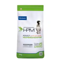 Zooplus Virbac Veterinary HPM Cat Adult Zalm - Dubbelpak: 2 x 12 kg aanbieding