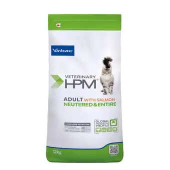 Zooplus Virbac Veterinary HPM Cat Adult Zalm - Dubbelpak: 2 x 12 kg aanbieding