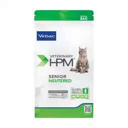 Zooplus Virbac Veterinary HPM Senior Neutered Cat - Dubbelpak: 2 x 7 kg aanbieding