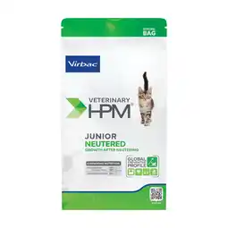 Zooplus Virbac Veterinary HPM Junior Neutered Cat - Dubbelpak: 2 x 3 kg aanbieding