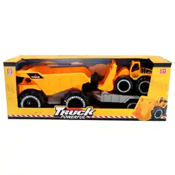 Top1Toys Bouwvoertuigen set met frictie aanbieding