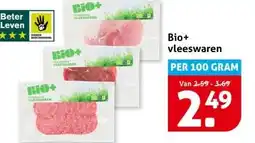 Hoogvliet Bio+ vleeswaren aanbieding