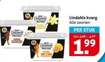 Hoogvliet Lindahls kvarg aanbieding