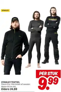 Dekamarkt STANLEY TEXTIEL aanbieding