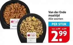 Hoogvliet Van der Ende maaltijd aanbieding