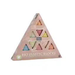 Top1Toys Jipy bioplastic 9 zachte blokken driehoek aanbieding