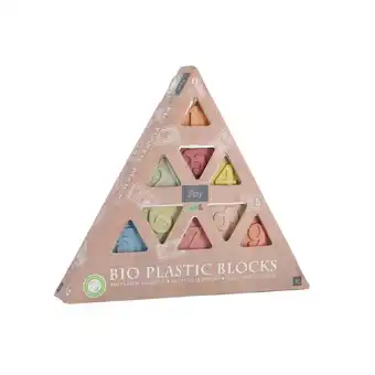 Top1Toys Jipy bioplastic 9 zachte blokken driehoek aanbieding