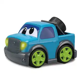 Top1Toys KiddyGo auto pick up truck 19 cm met licht en geluid blauw aanbieding