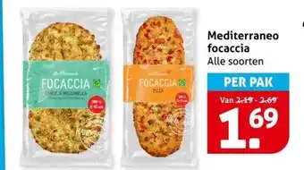 Hoogvliet Mediterraneo focaccia aanbieding