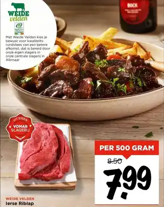 Vomar Voordeelmarkt lerse Riblap aanbieding